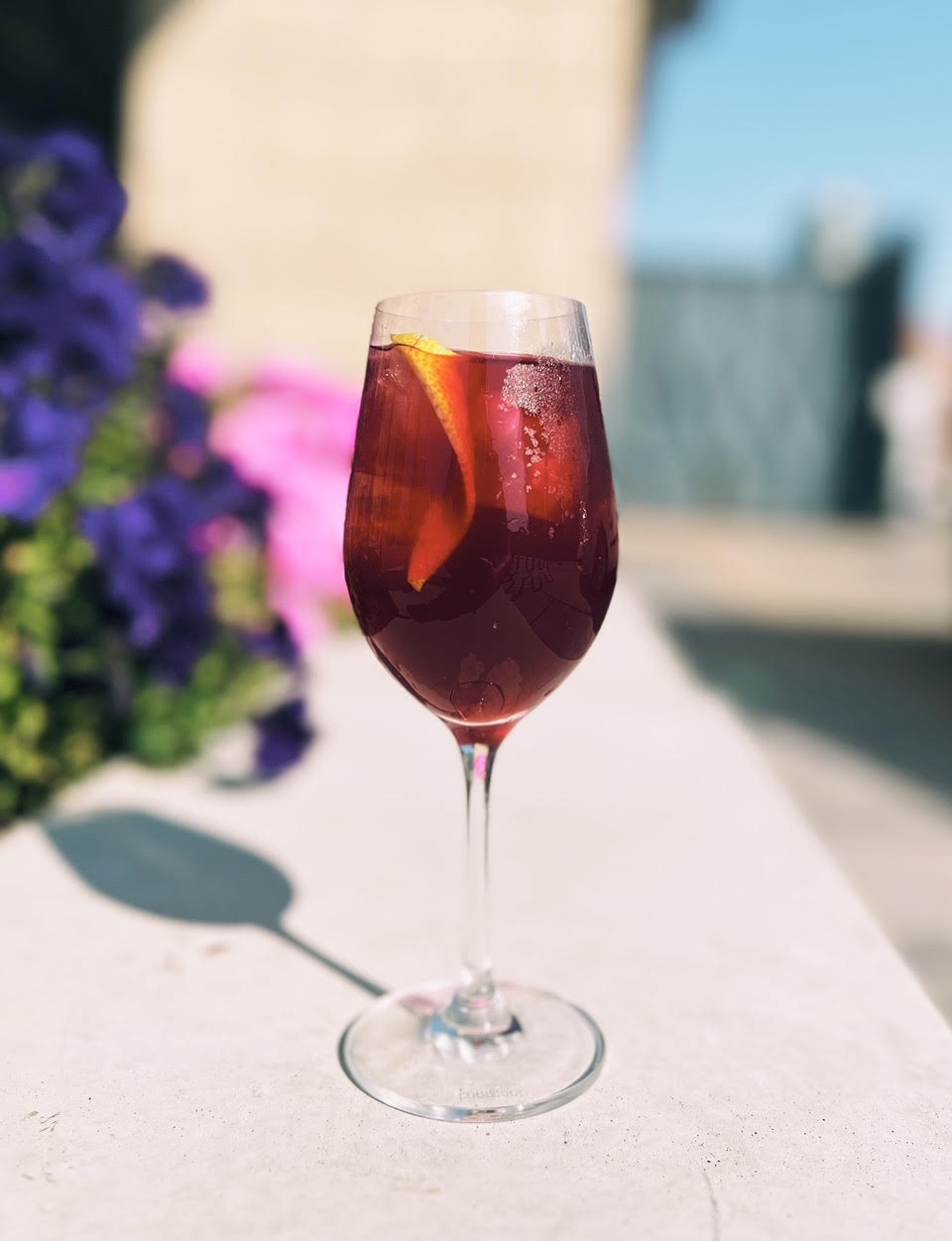 Thanksgiving Lambrusco Spritz