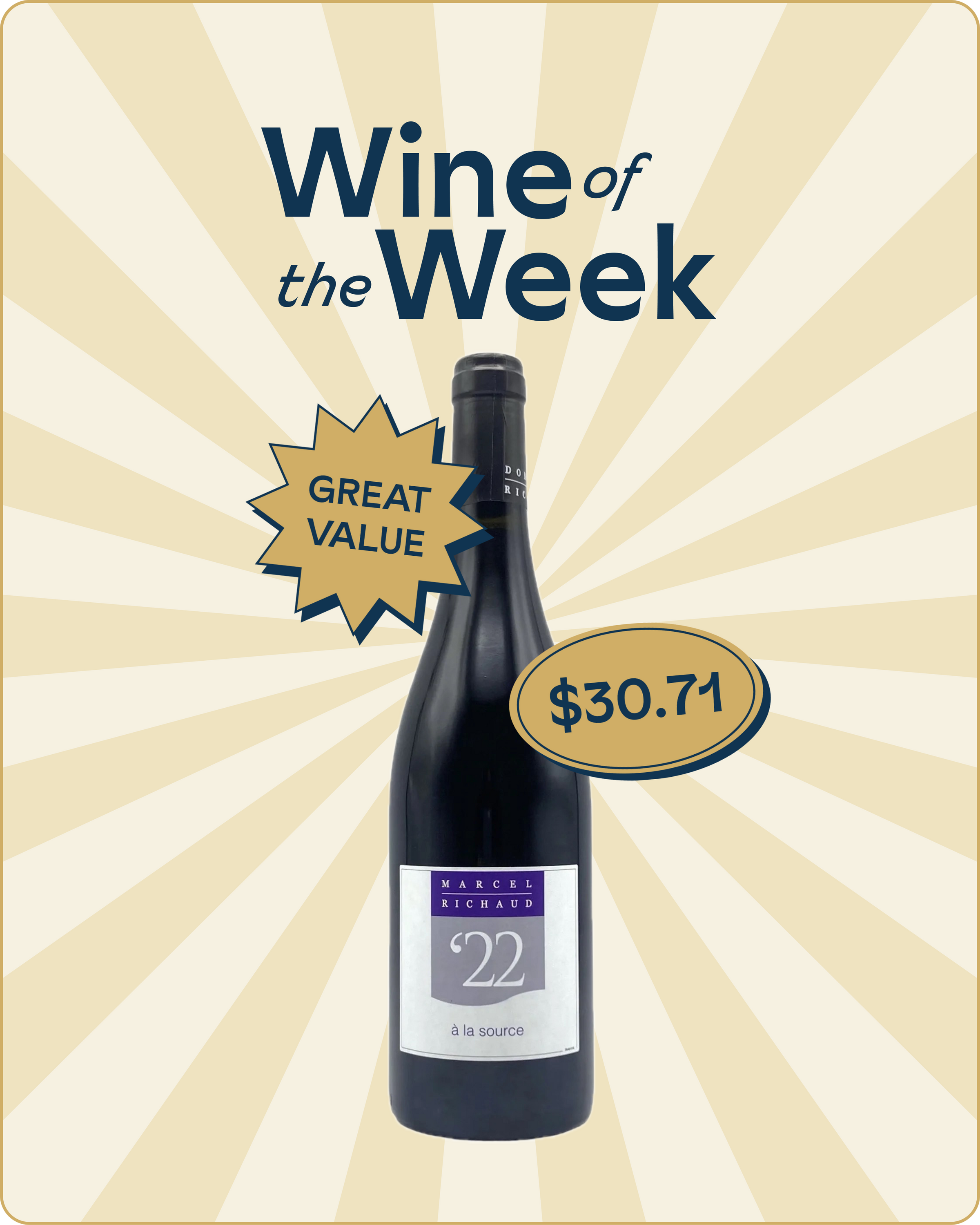 Wine of the Week → Domaine Richaud à La Source