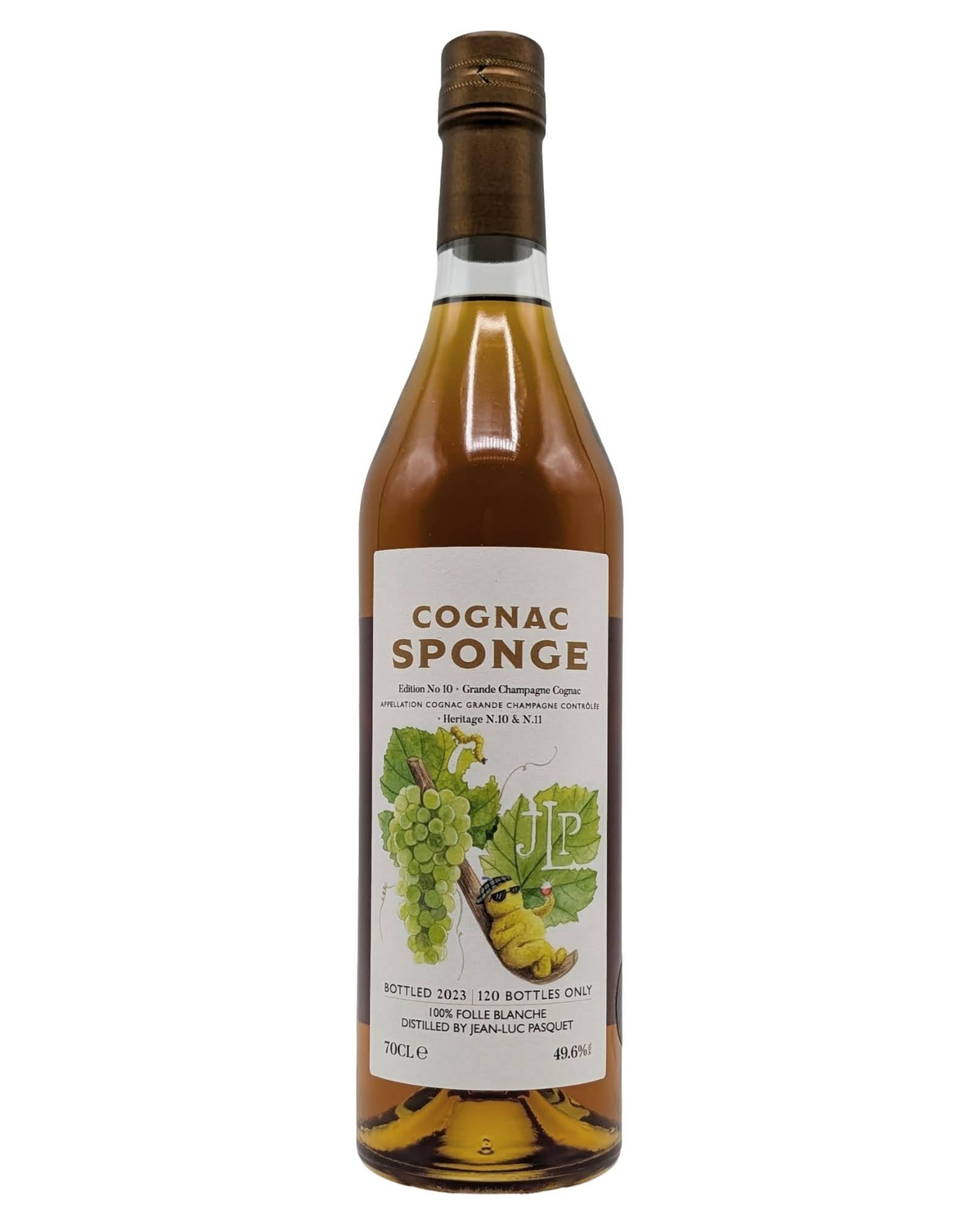 Whisky Sponge Jean-Luc Pasquet Folle Blanche 10 Year Cognac