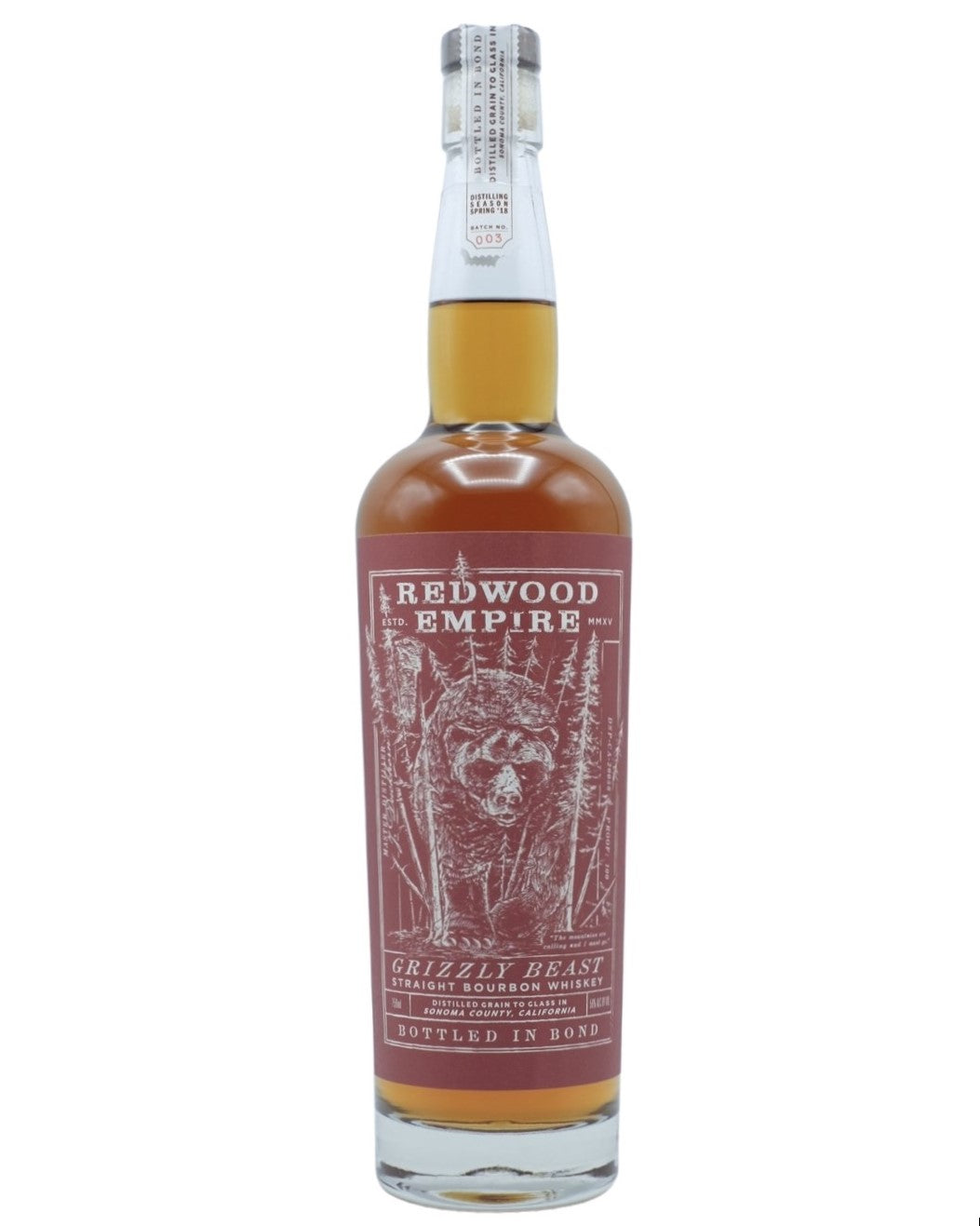 Redwood Empire Grizzly Beast Bourbon