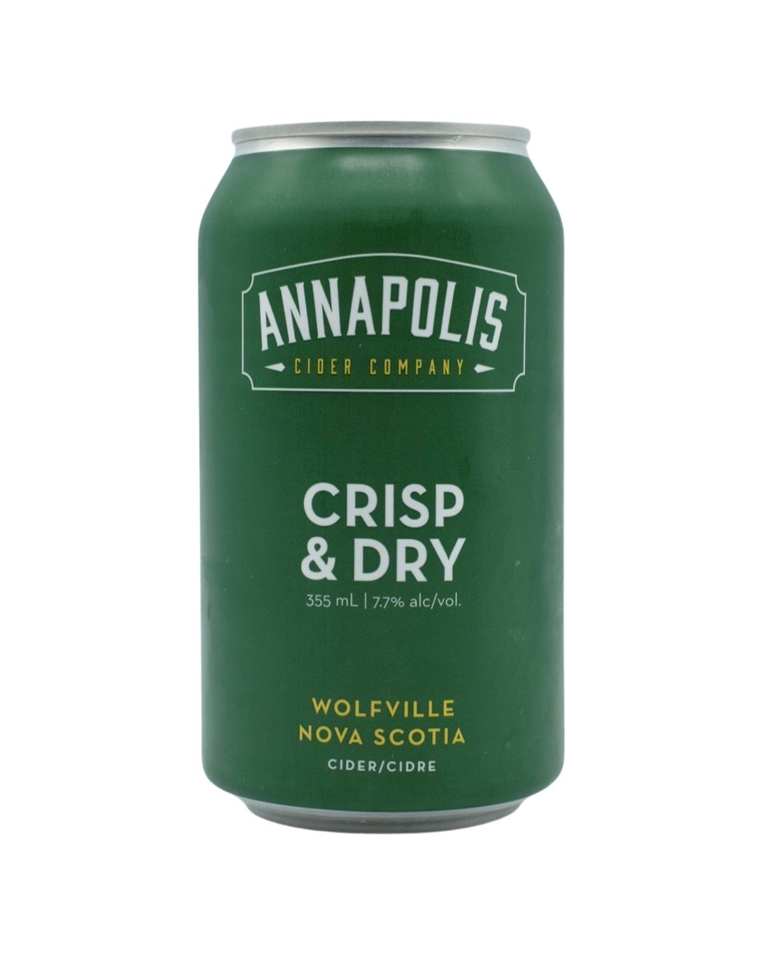Annapolis Cider Crisp & Dry Cider Can