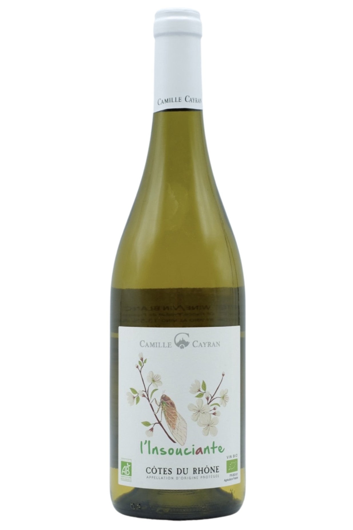 Camille Cayran Cave de Cairanne L'Insouciante Blanc
