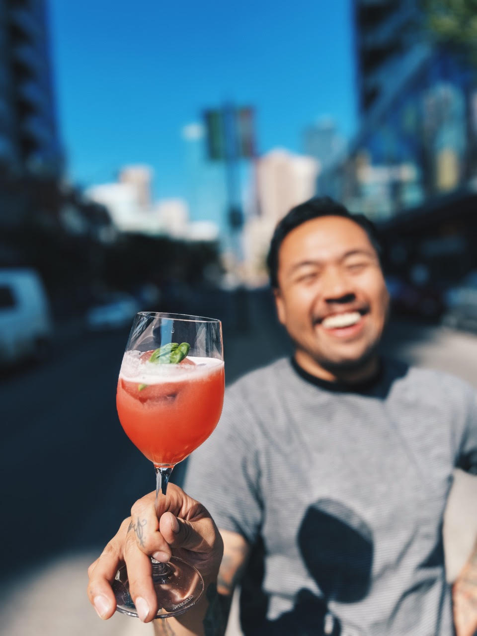 Pride Cocktail: Love is Blind