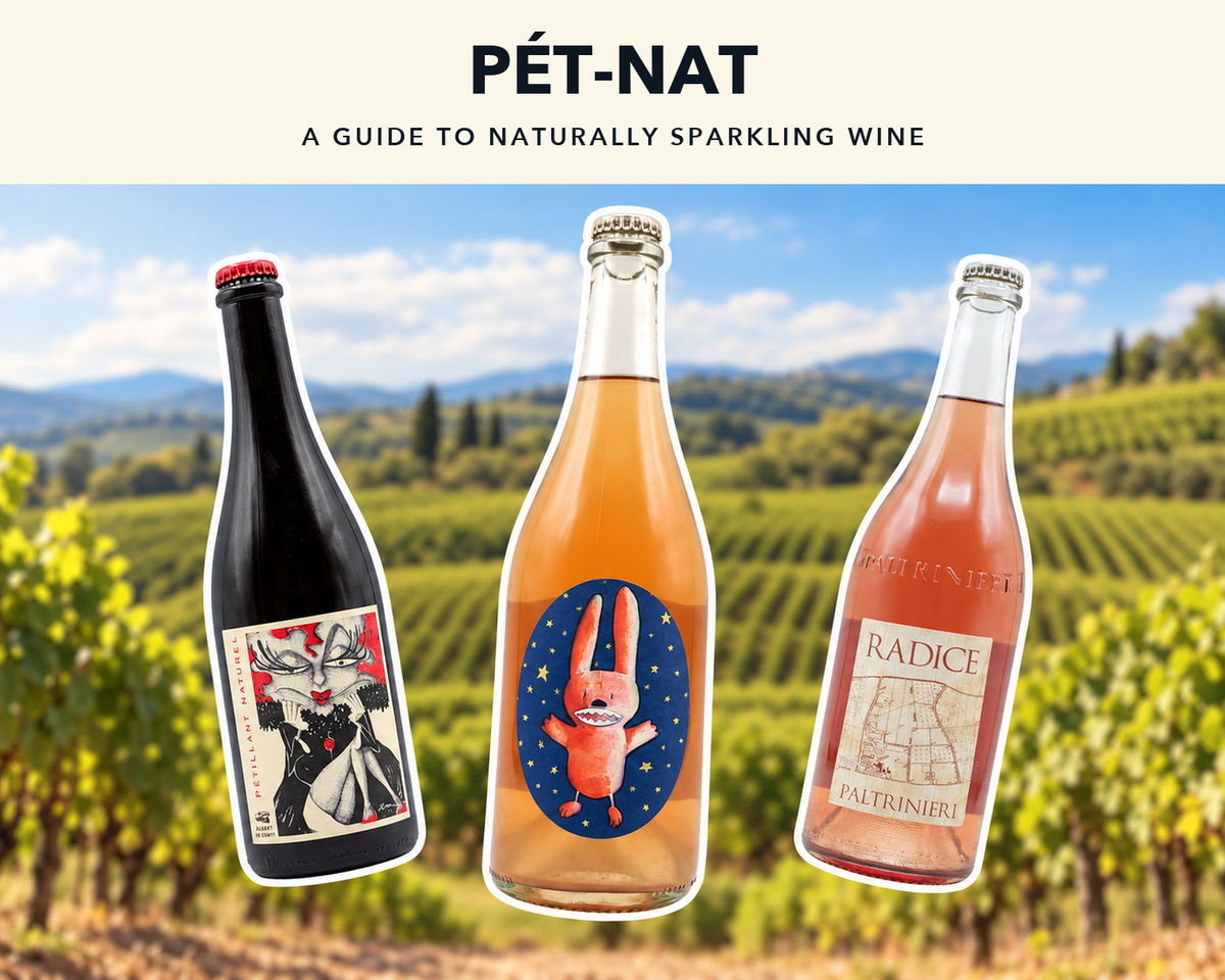 Tour des Gendres, Wildman Astro Bunny and Paltrinieri Radice in a loose collage over vineyard scenery