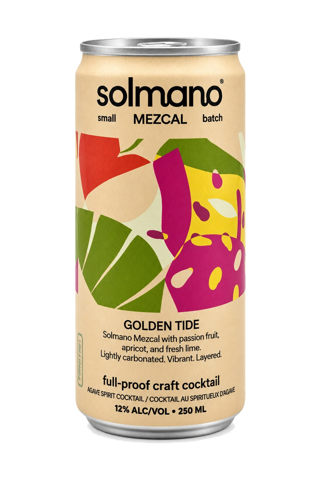 Solmano Golden Tide — single container on white