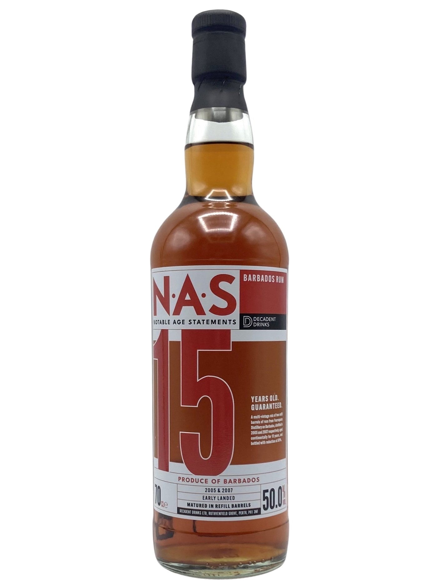 Whisky Sponge Barbados Rum 15 Year NAS