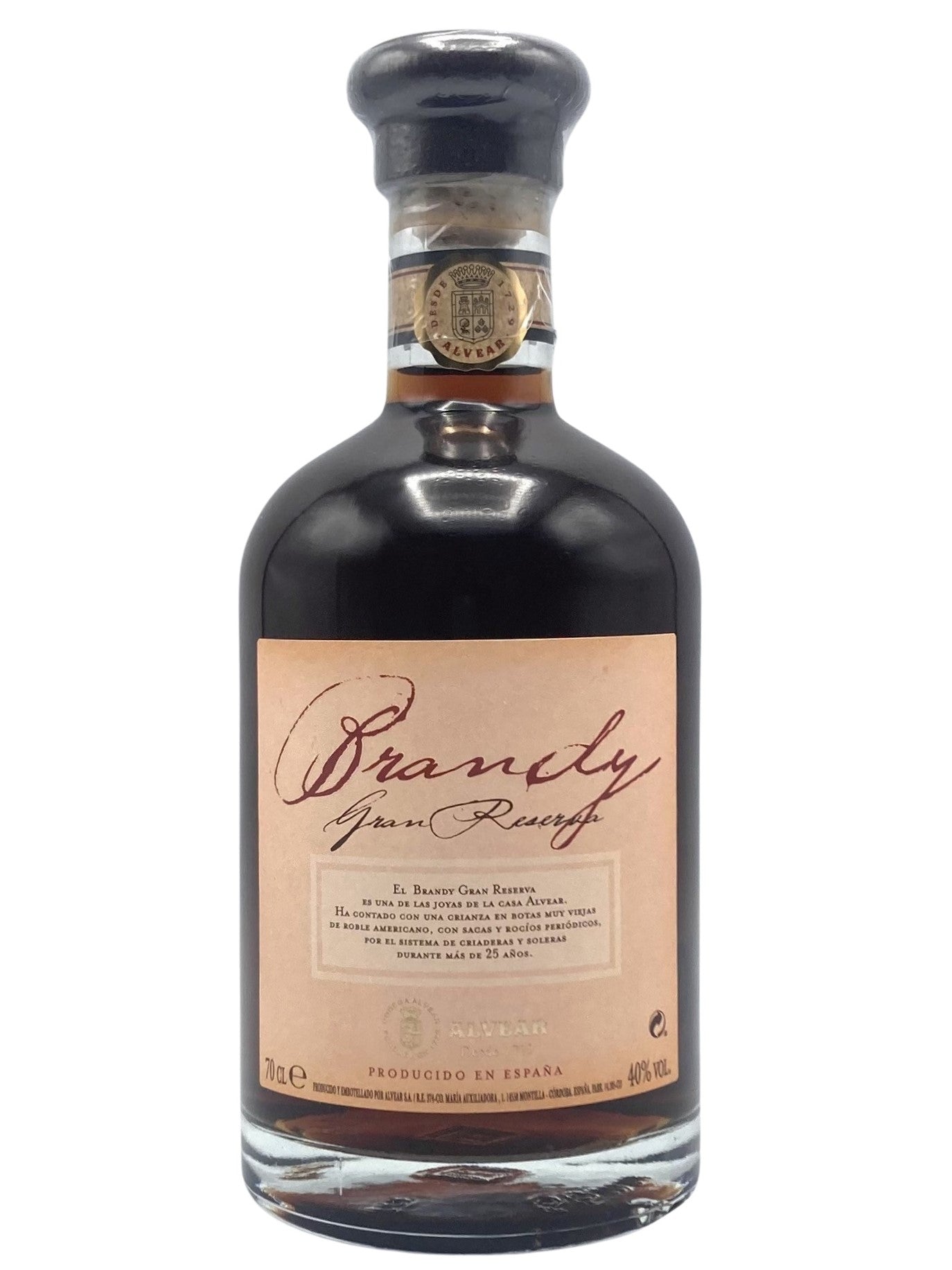 Alvear Brandy Gran Reserva 25
