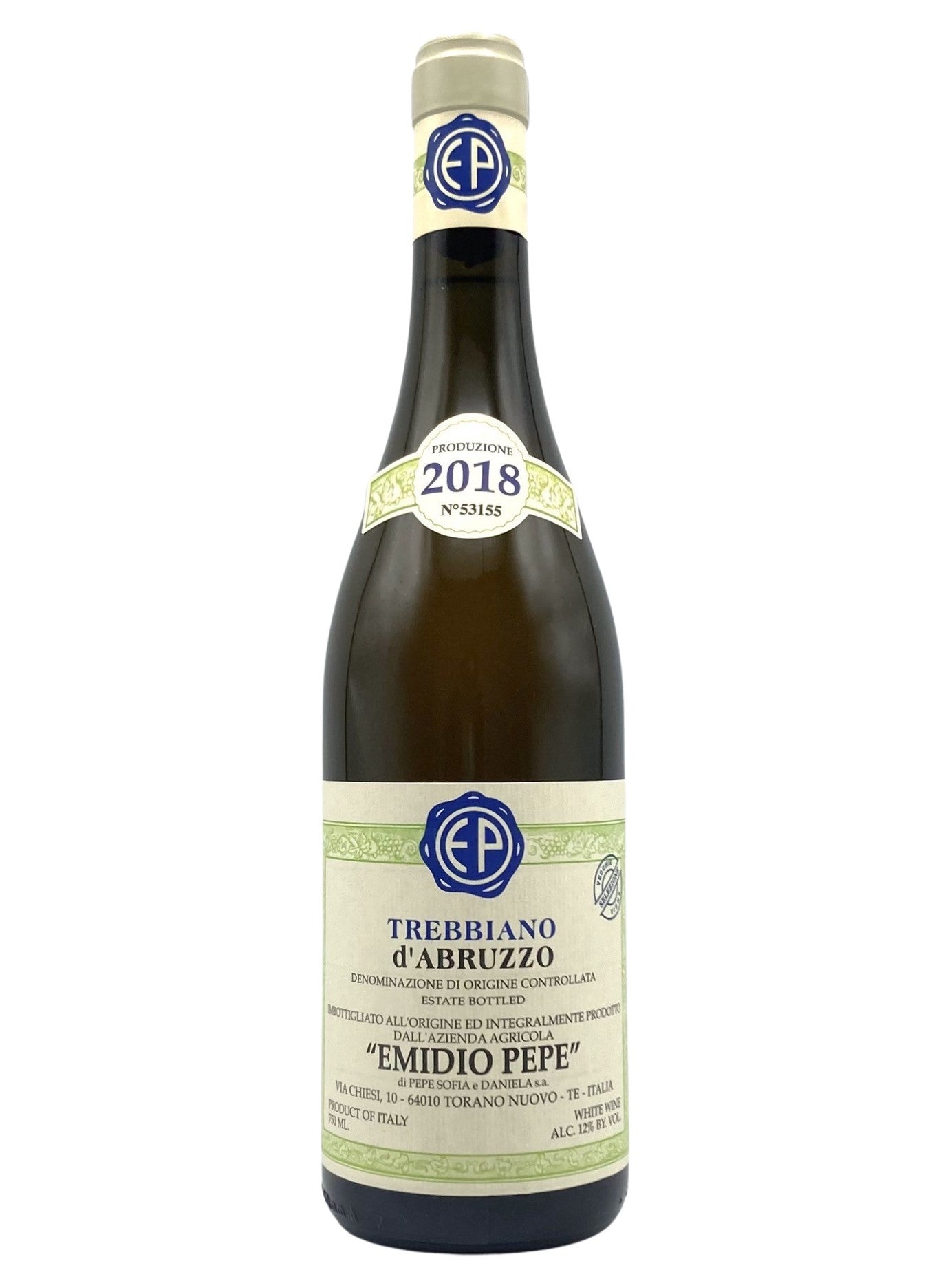 Emidio Pepe Trebbiano 2018