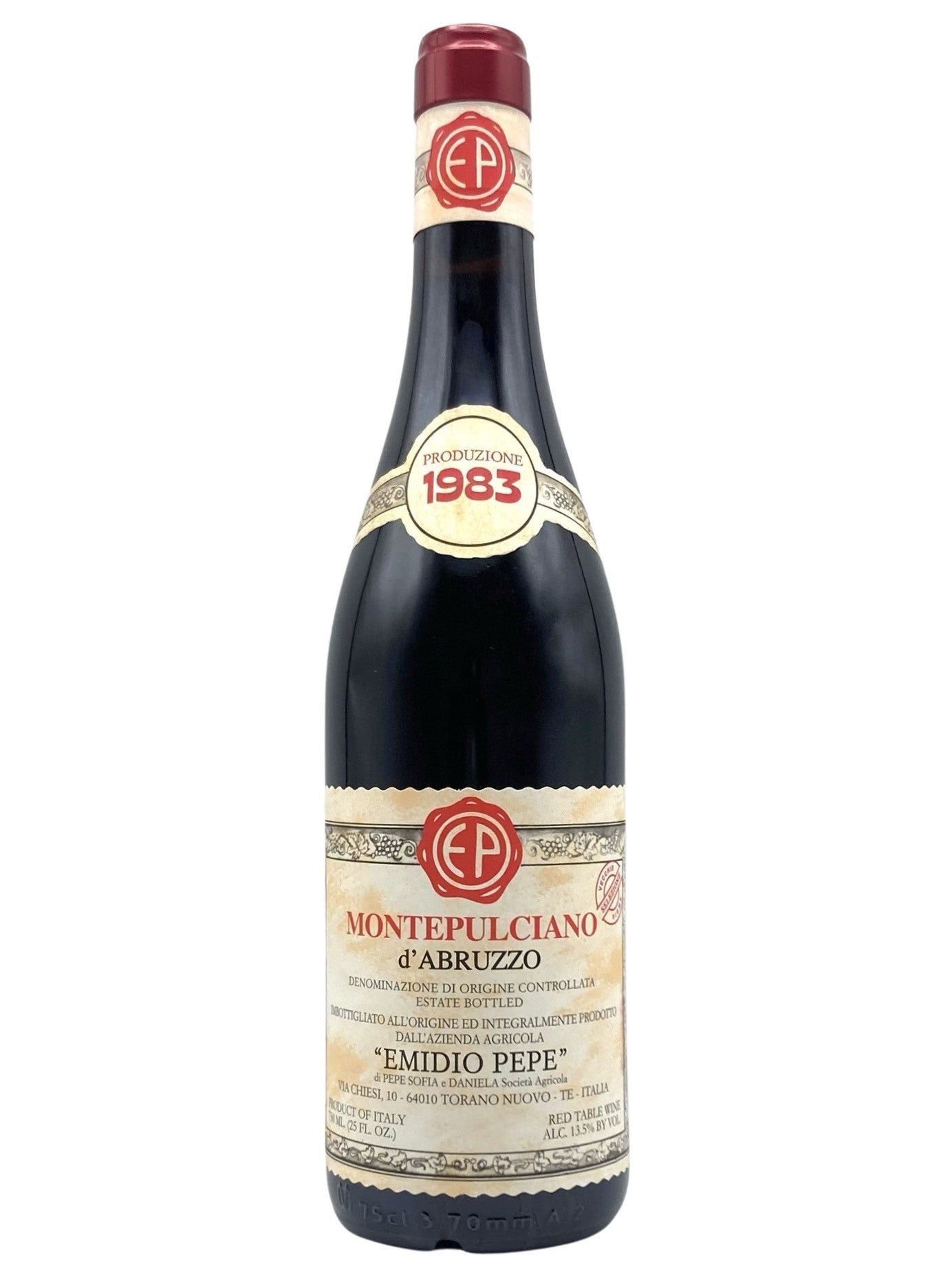 Emidio Pepe Montepulciano 1983