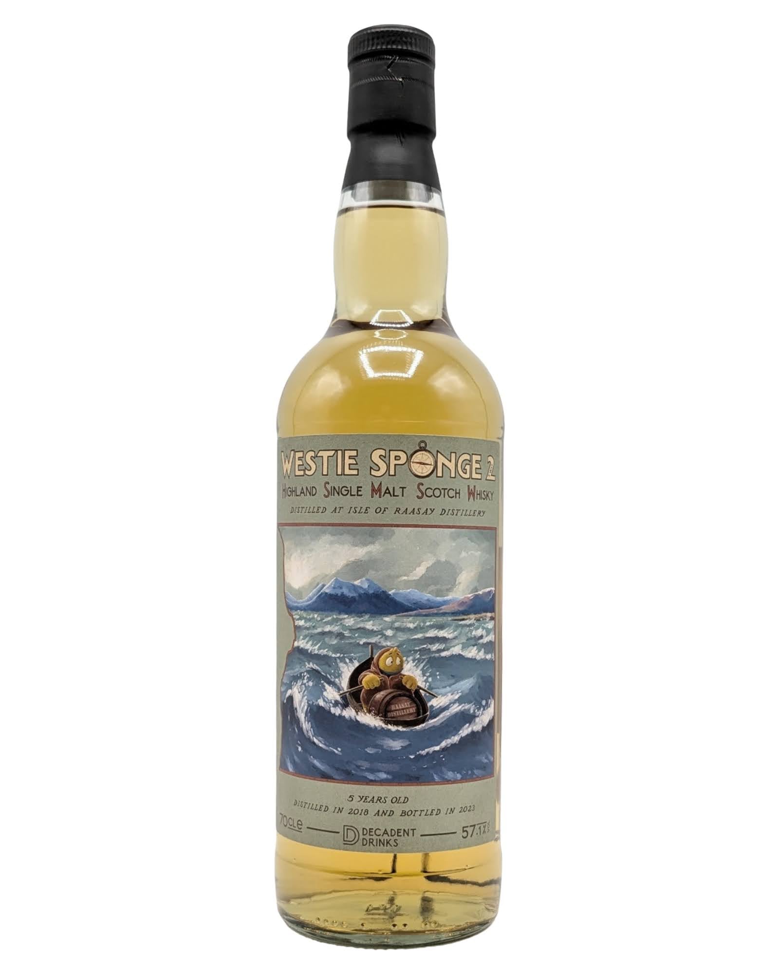 Whisky Sponge Isle of Raasay 5 Year Westie Sponge