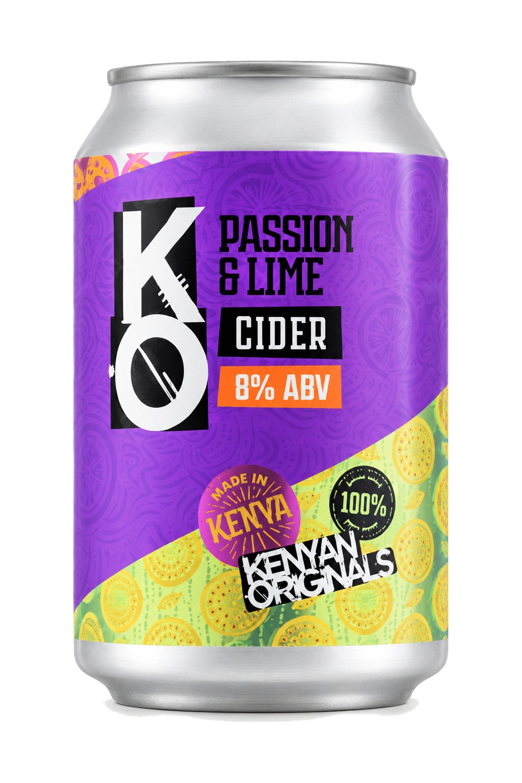 Ko Passion and Lime Cider — additional pending image — single container on white