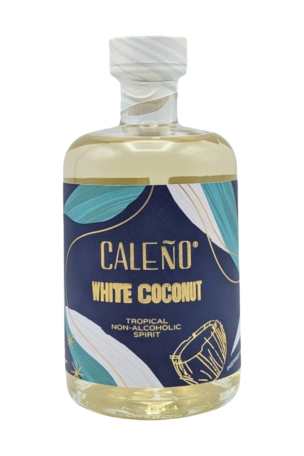 Caleno White Coconut Rum — single container on white