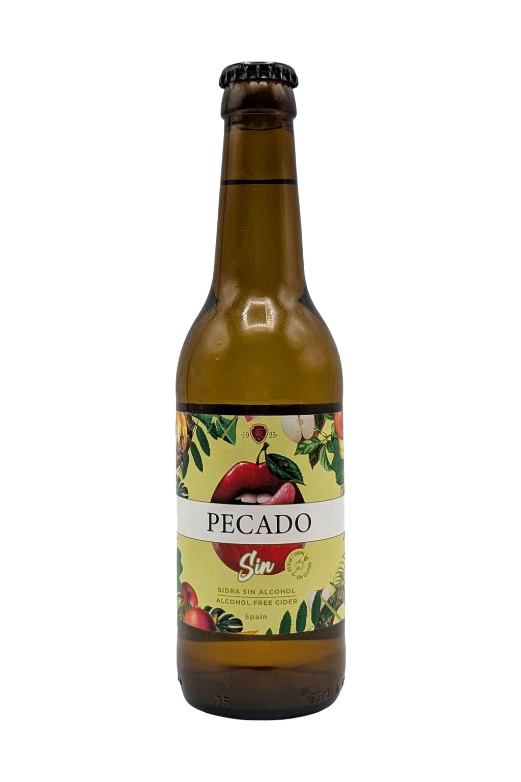 Pecado Alcohol Free Cider — single container on white