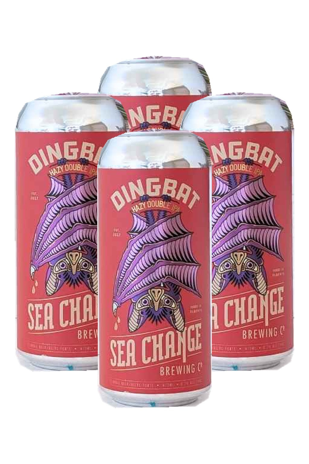 Sea Change Dingbat IPA — 4-pack on white