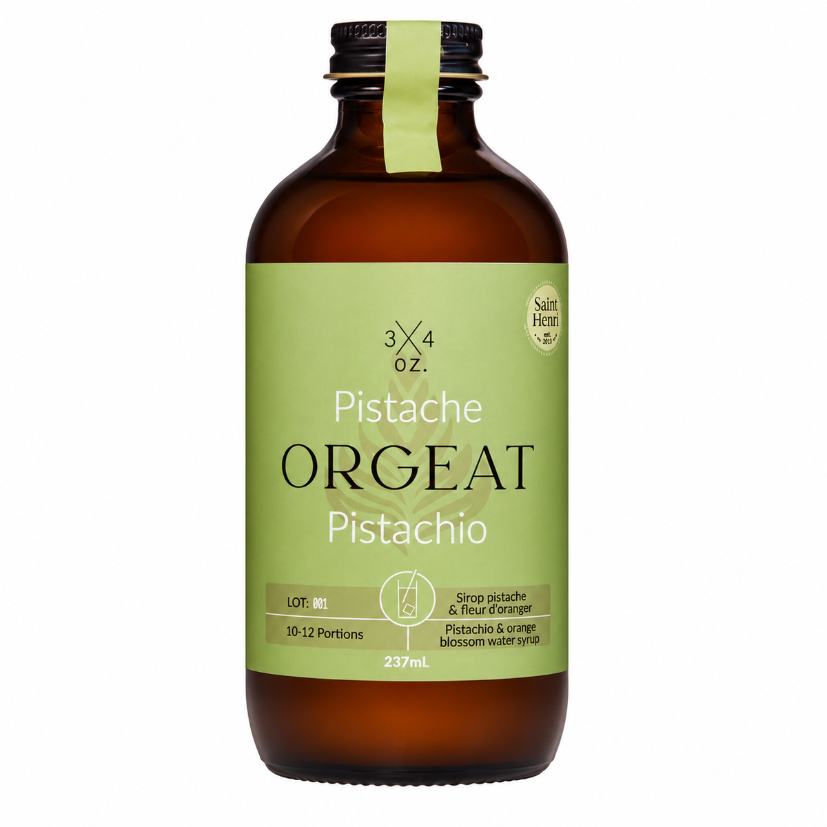 3/4 OZ Pistachio Orgeat product photo
