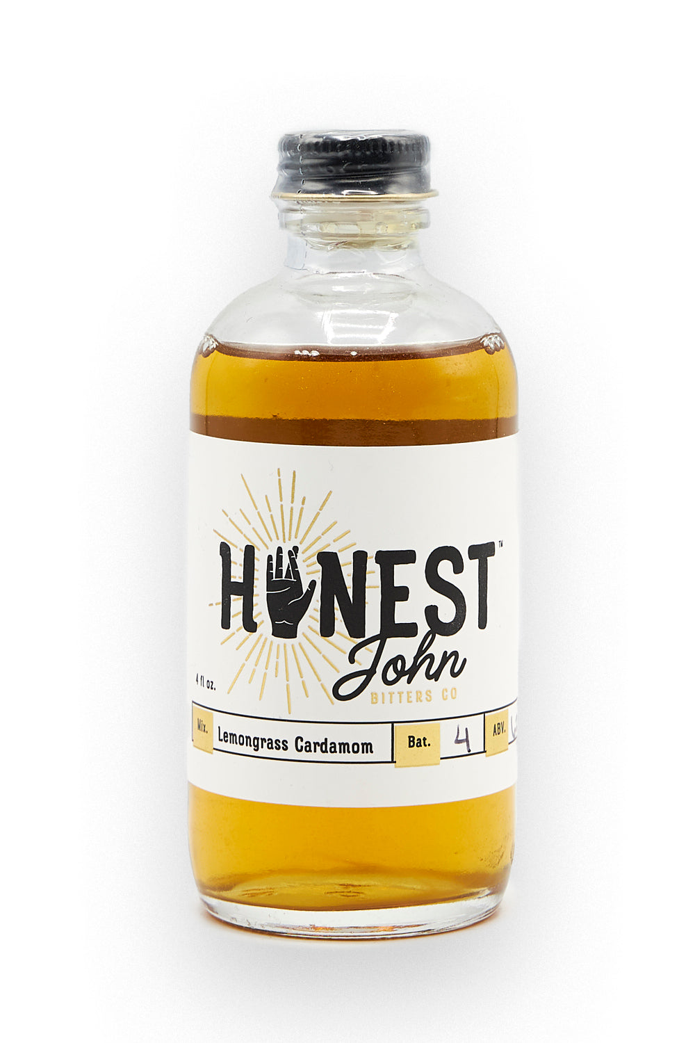 Honest John Bitters Lemongrass Cardamom