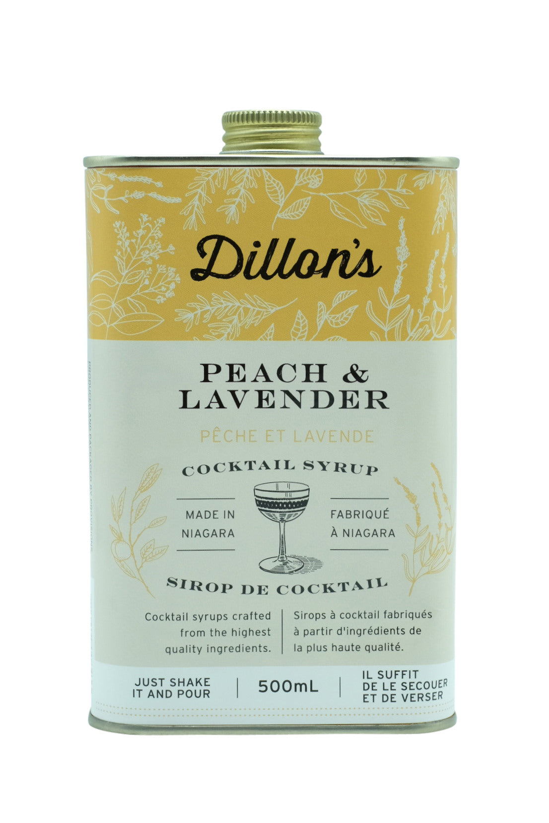 Dillon's Peach & Lavender Cocktail Syrup