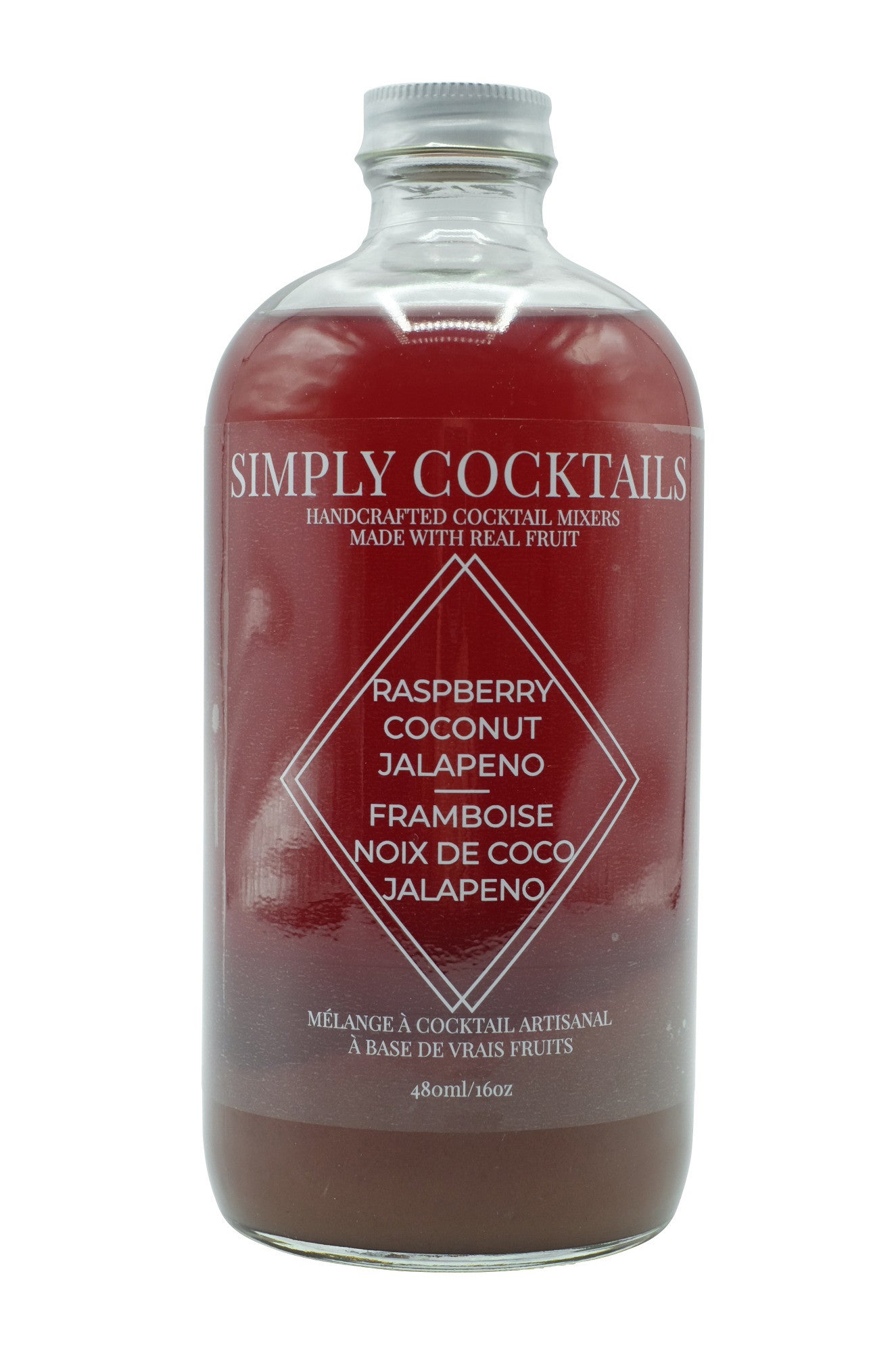 Simply Cocktails Raspberry Coconut Jalapeno