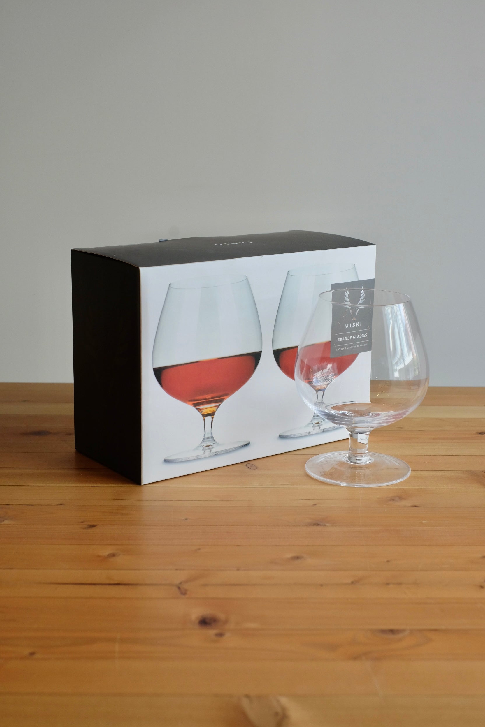 Crystal Wingback Brandy Glasses by Viski – Vine Arts