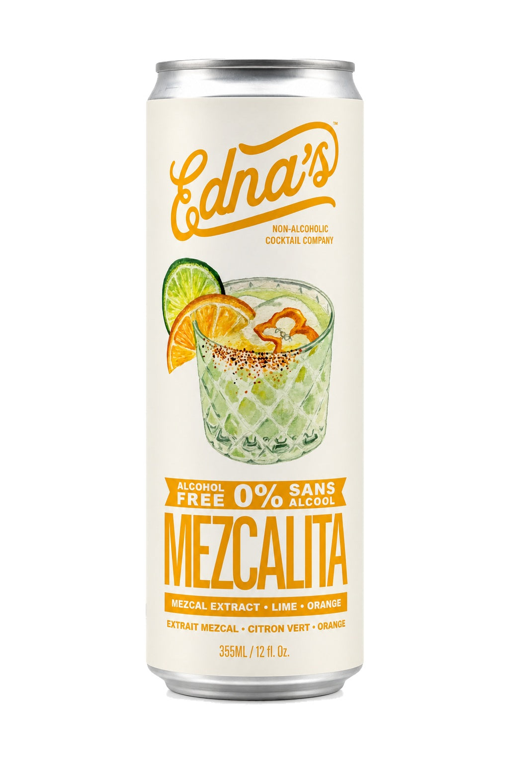 Ednas 0% Mezcalita — single container on white