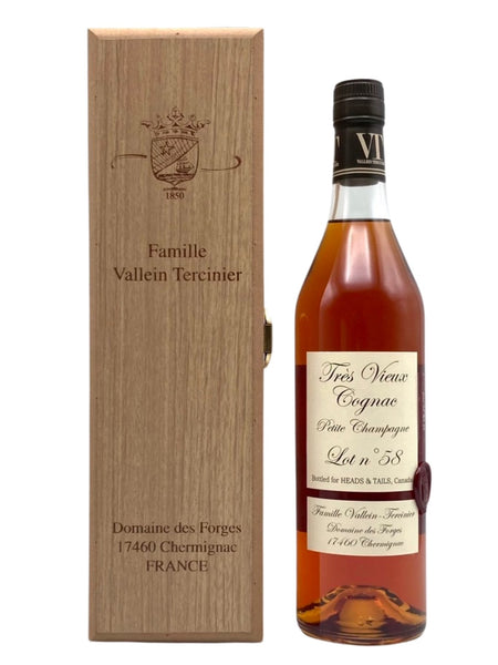 Vallein Tercinier Cognac Petite Champagne 1958 for Heads