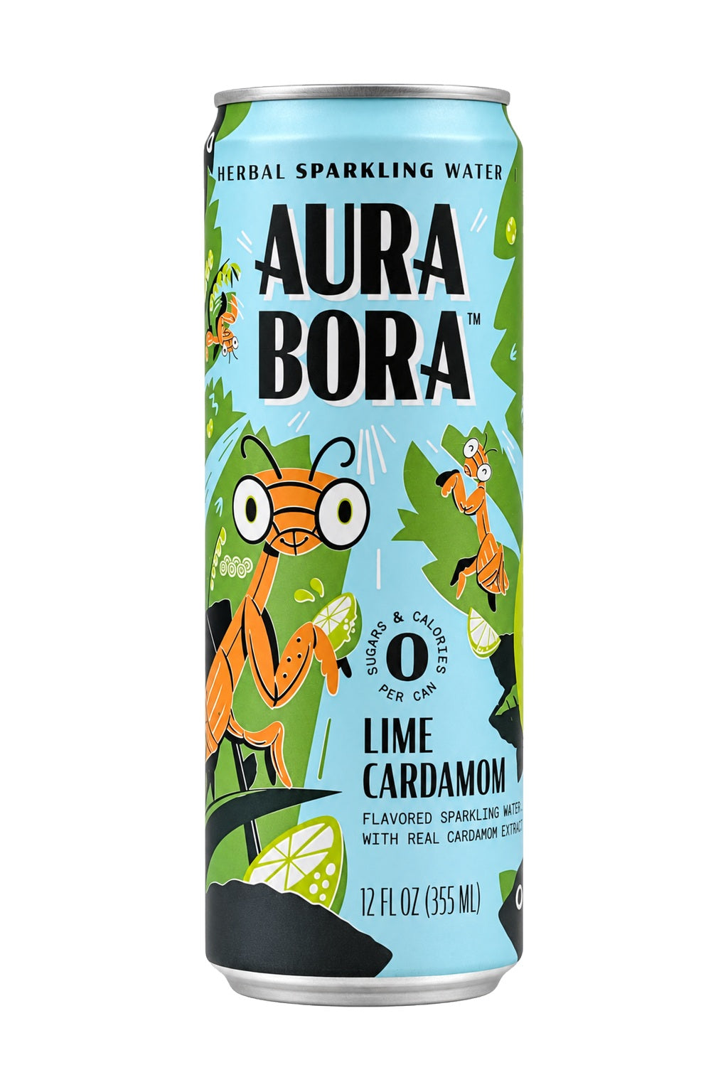 Aura Bora - Lime Cardamom — single container on white