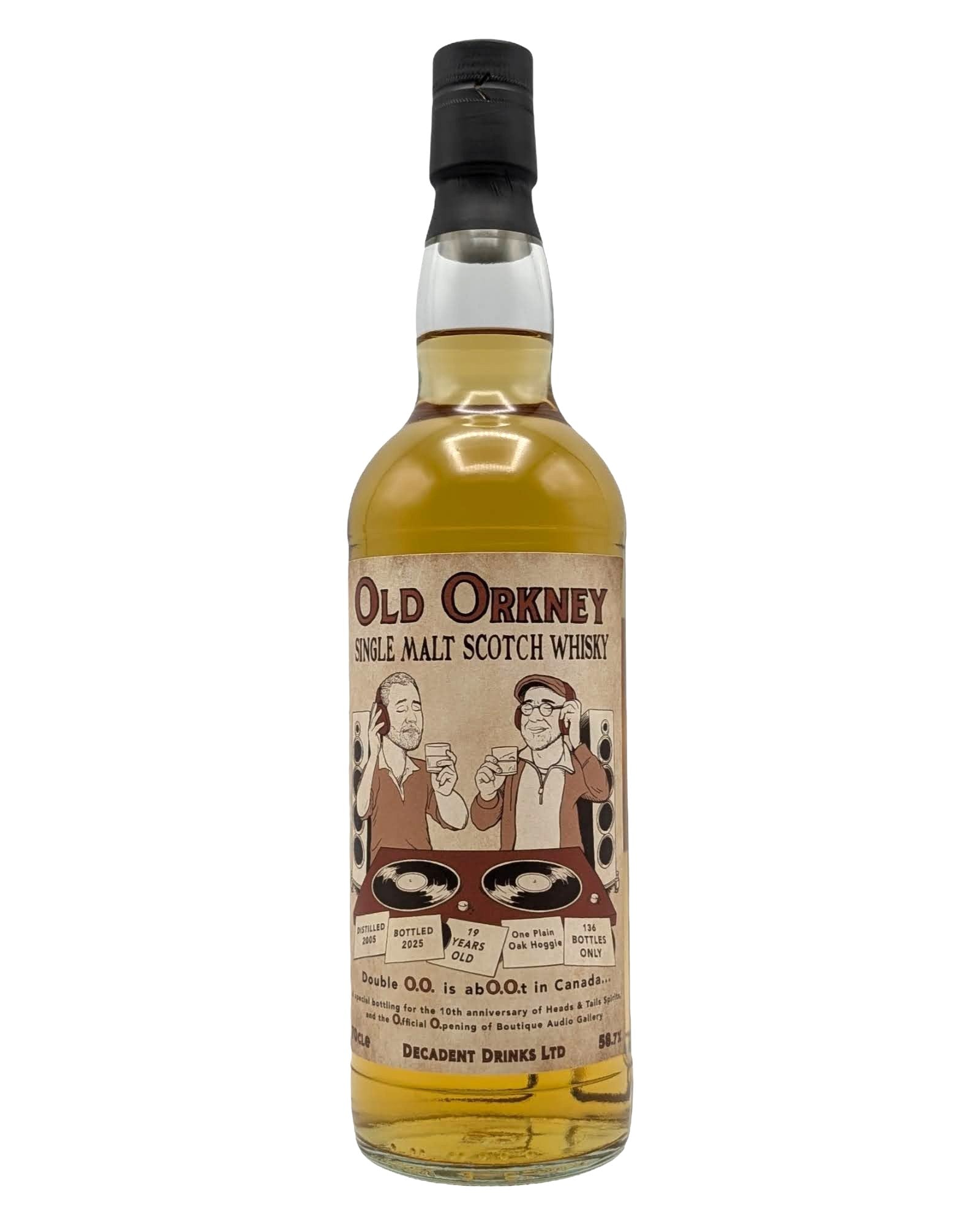 Decadent Drams Orkney 19 Year for 10th Anniversary of Heads & Tails