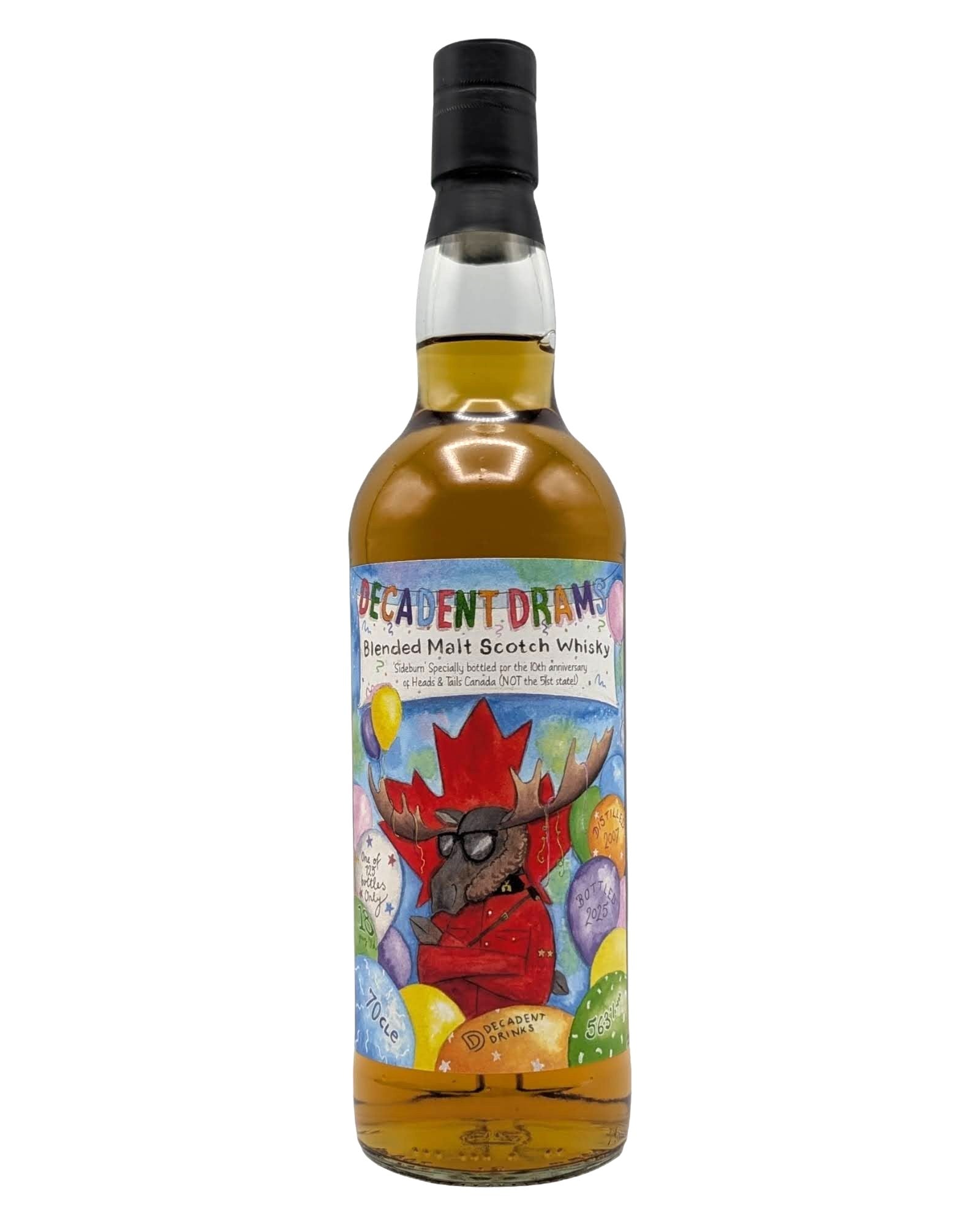 Decadent Drams Sideburn 18 Year for Heads & Tails 10th Anniversary