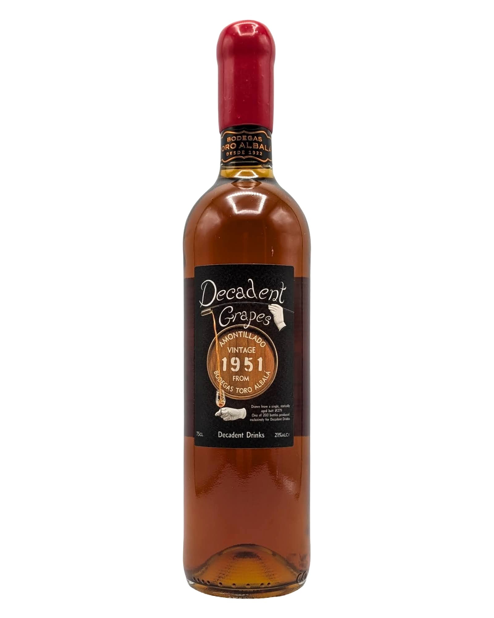 Decadent Grapes Toro Albala Amontillado Sherry 1951