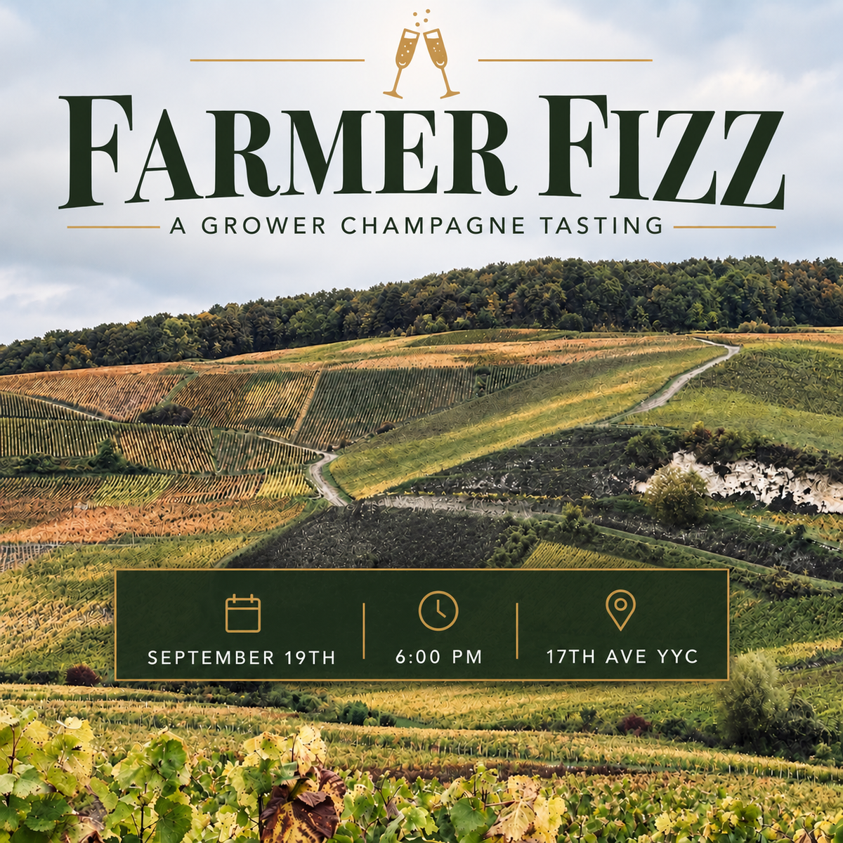 Farmer Fizz! - September 19th, 6:00 - 8:00 pm - 17th Avenue Calgary