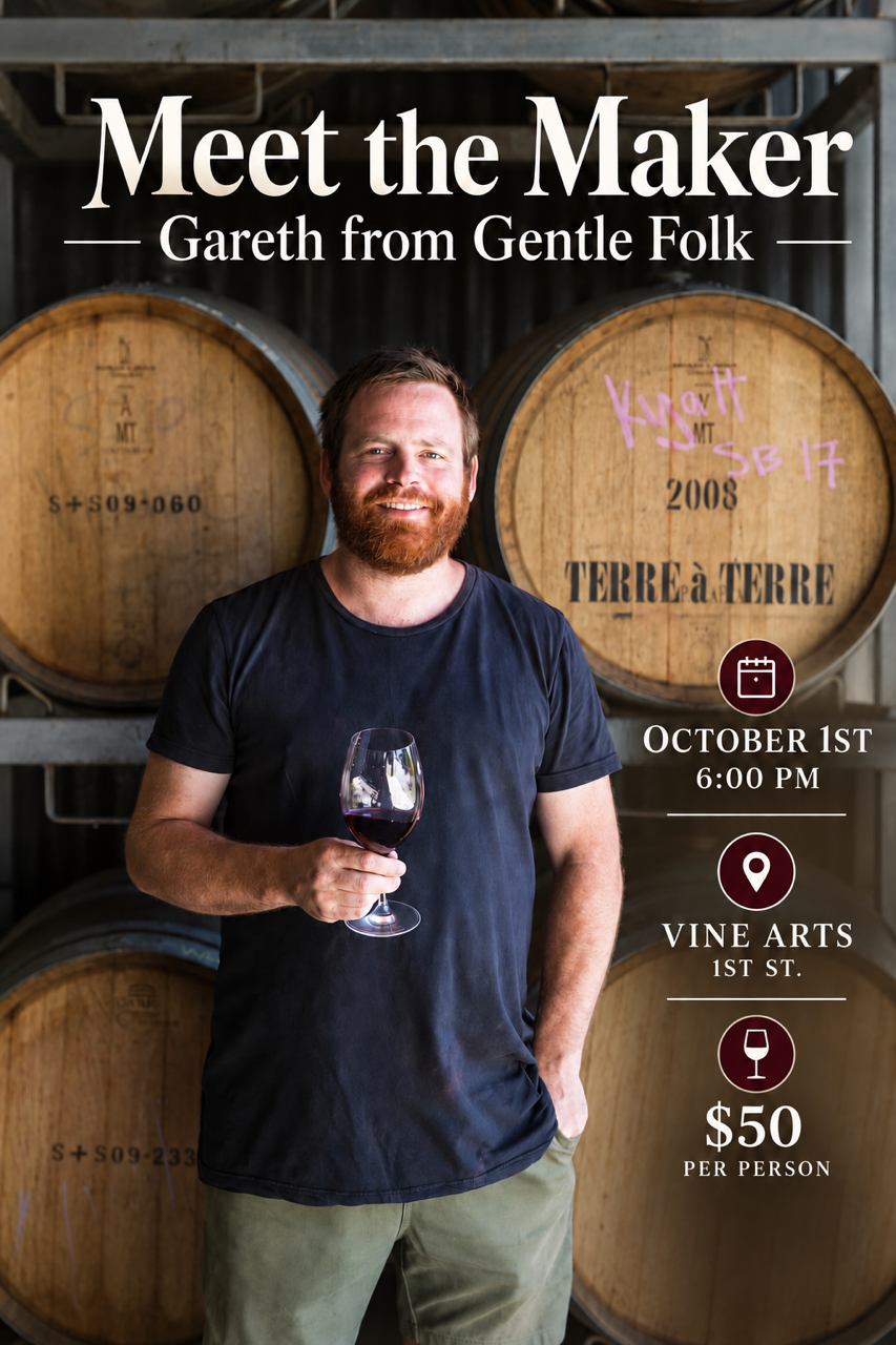 Meet the Maker - Gareth Belton from Gentle Folk! - October 2nd @ 6:00 PM - Vine Arts 1st St YYC