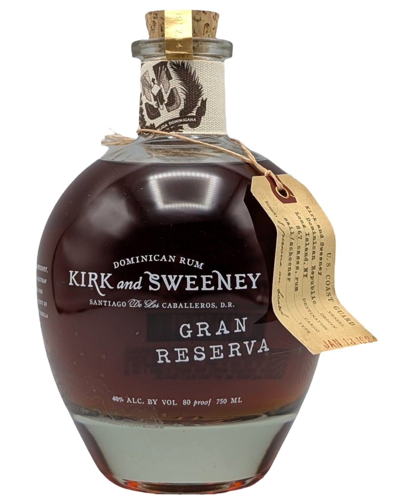 Kirk & Sweeney Gran Reserva Rum