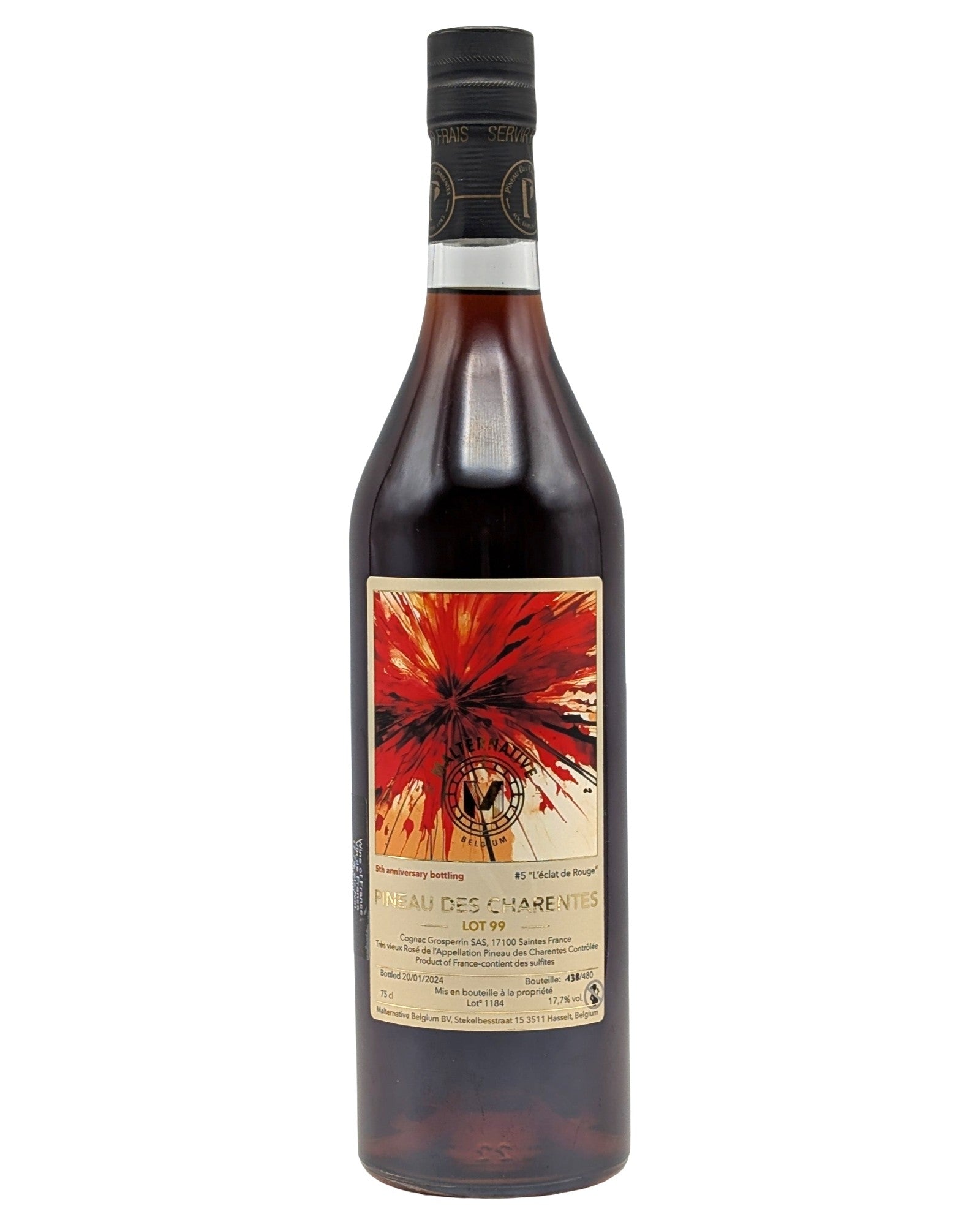 Malternative Pineau des Charentes 1999 L'eclat de Rouge (Grosperrin)