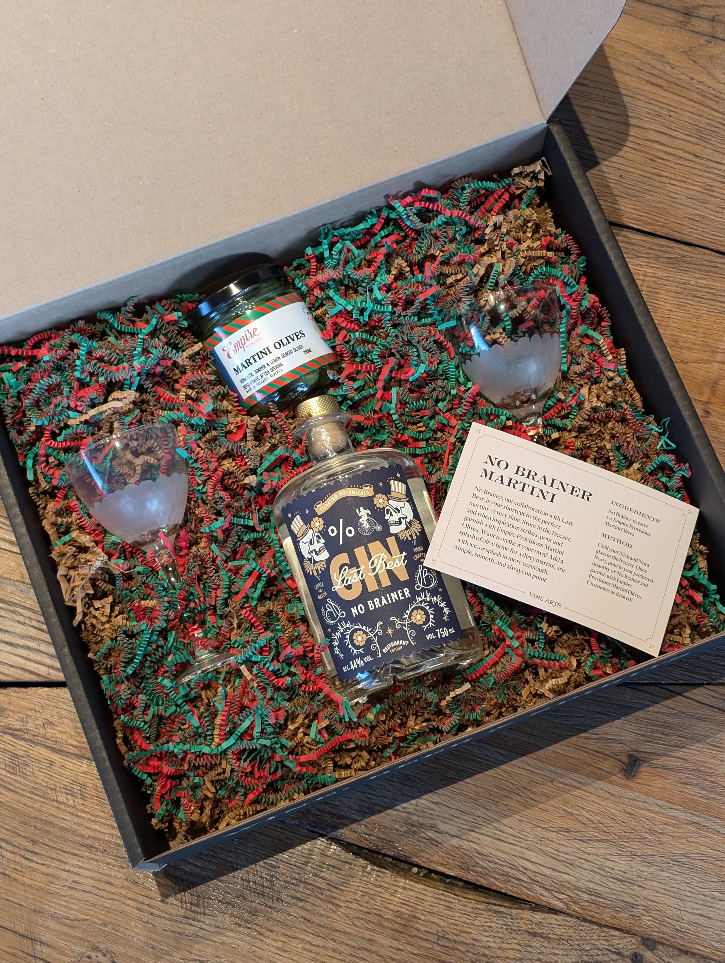 No Brainer Martini Cocktail Kit