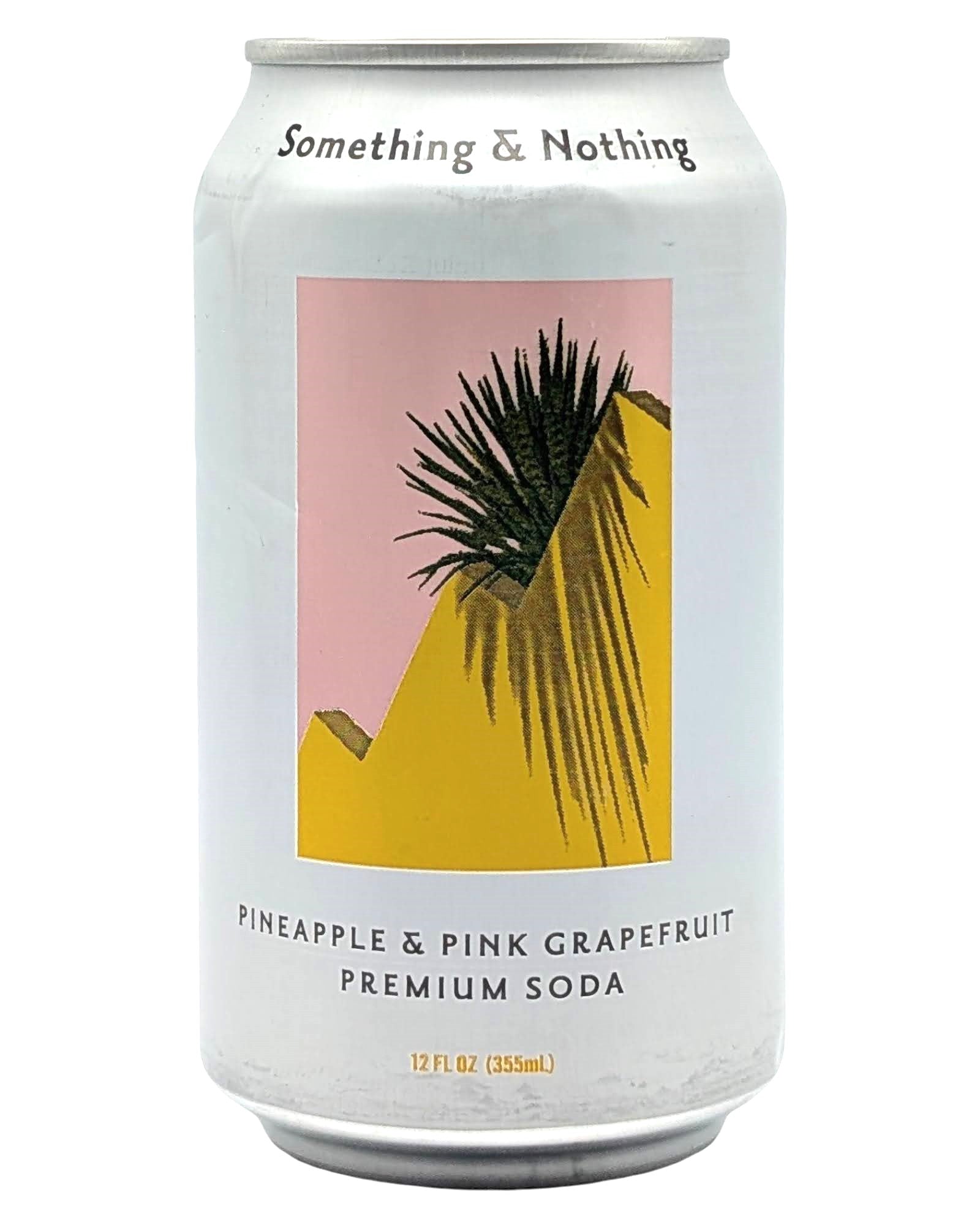 Something & Nothing Pink Grapefruit Pineapple Soda