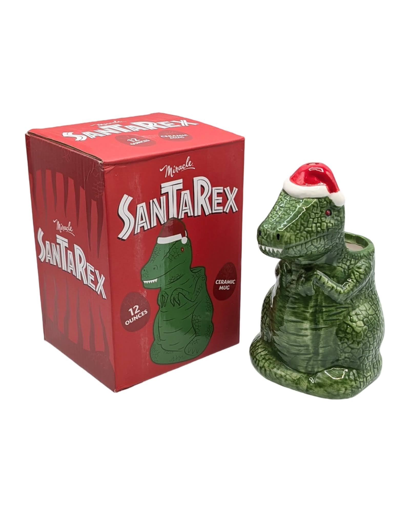 Miracle Santa T-Rex Mug