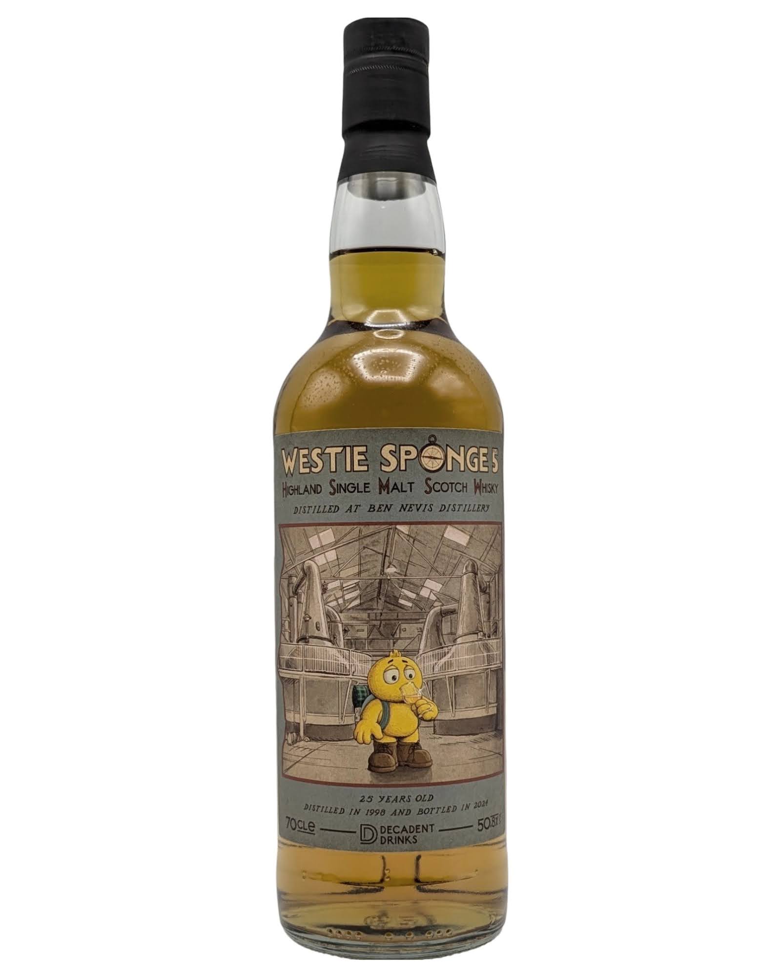 Whisky Sponge Westie Sponge Ben Nevis 25 Year