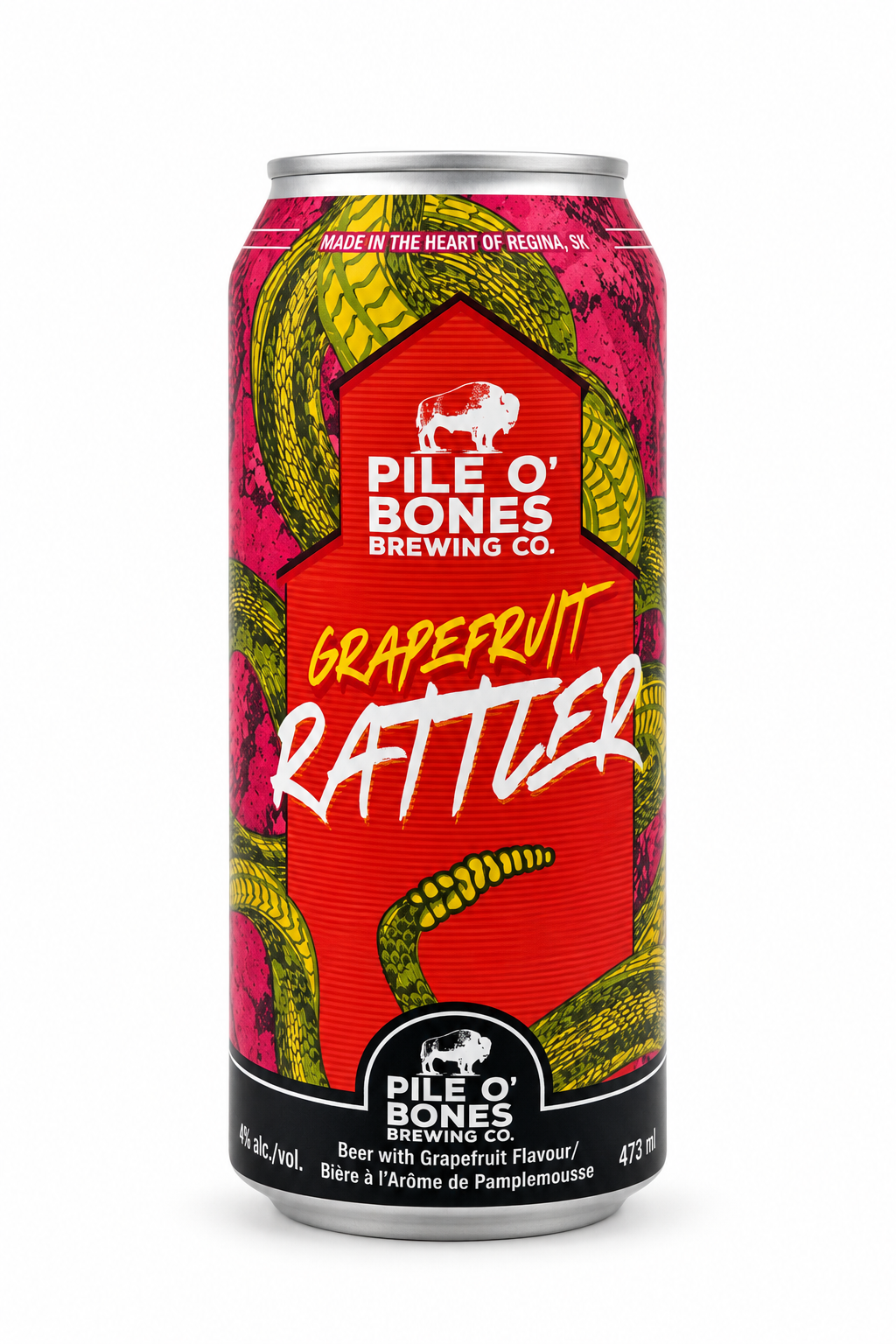 Pile O’ Bones Grapefruit Rattler single 473 ml can