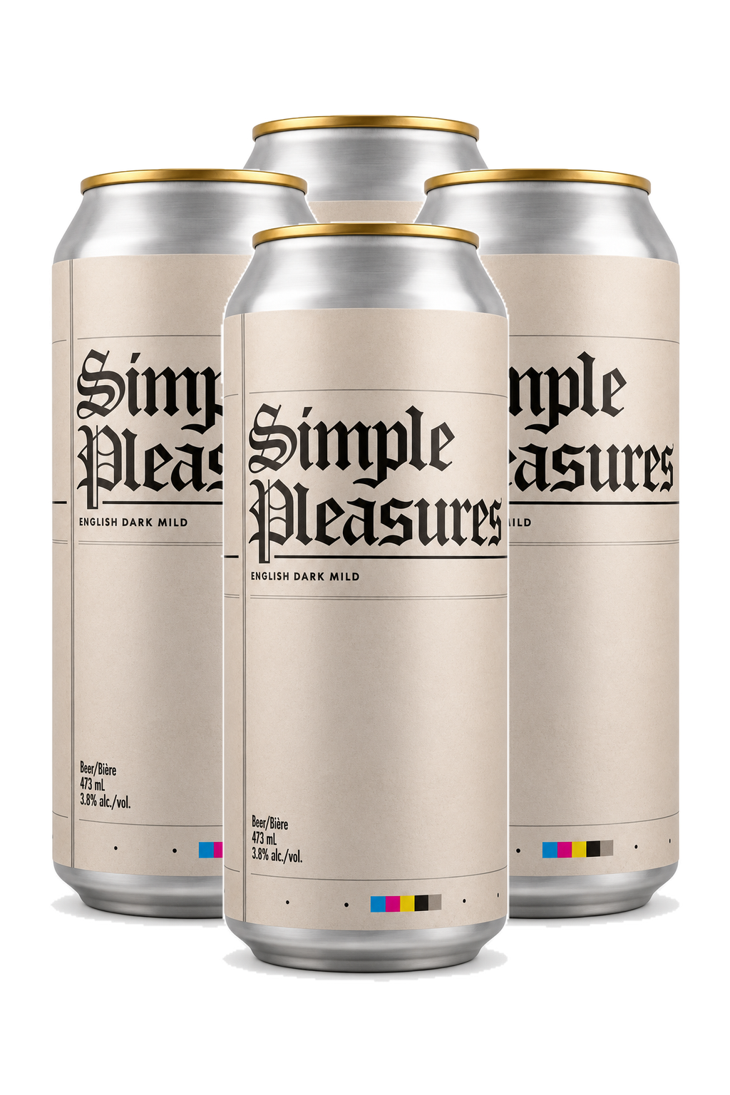 Simple Pleasures Dark English Mild — 4 x 473 ml