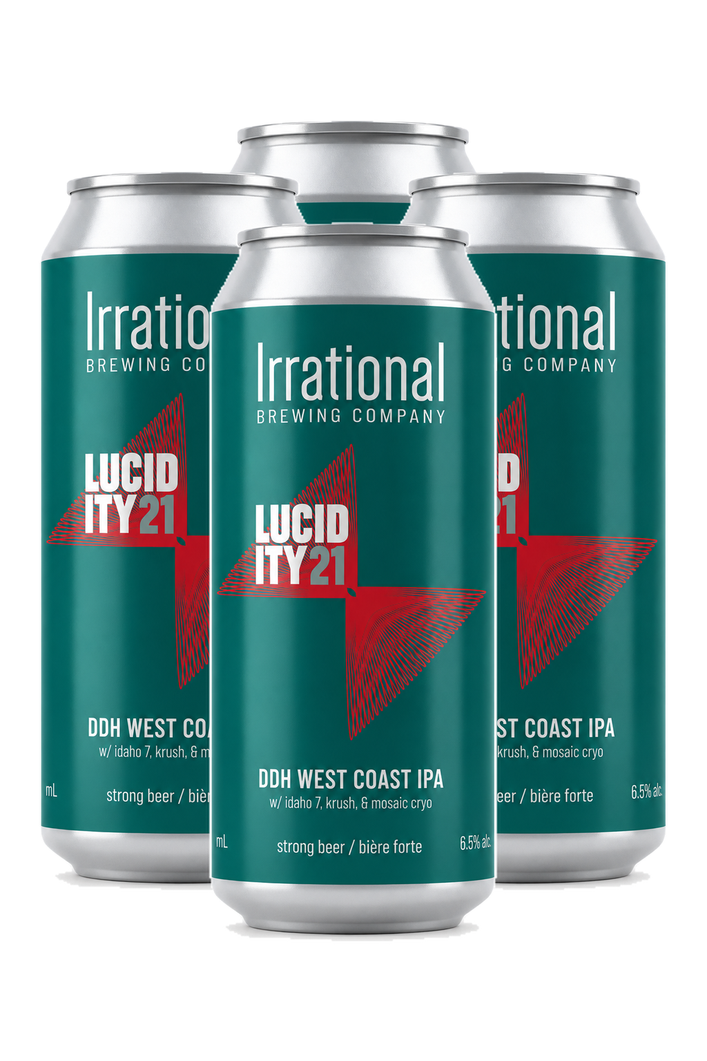 Lucidity 21 DDH West Coast IPA — 4 x 473 ml