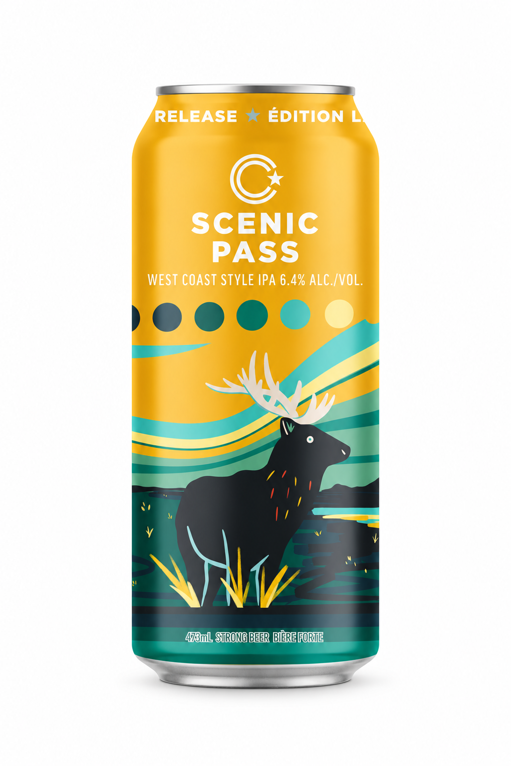 Collective Arts Scenic Pass West Coast IPA — 473 ml
