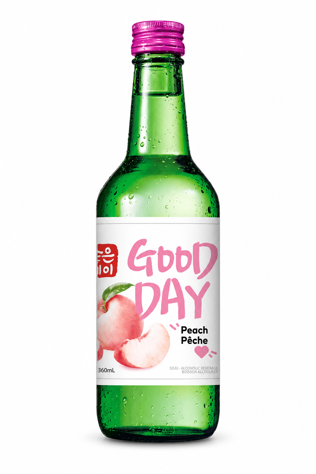 Good Day Peach Soju — 360 ml