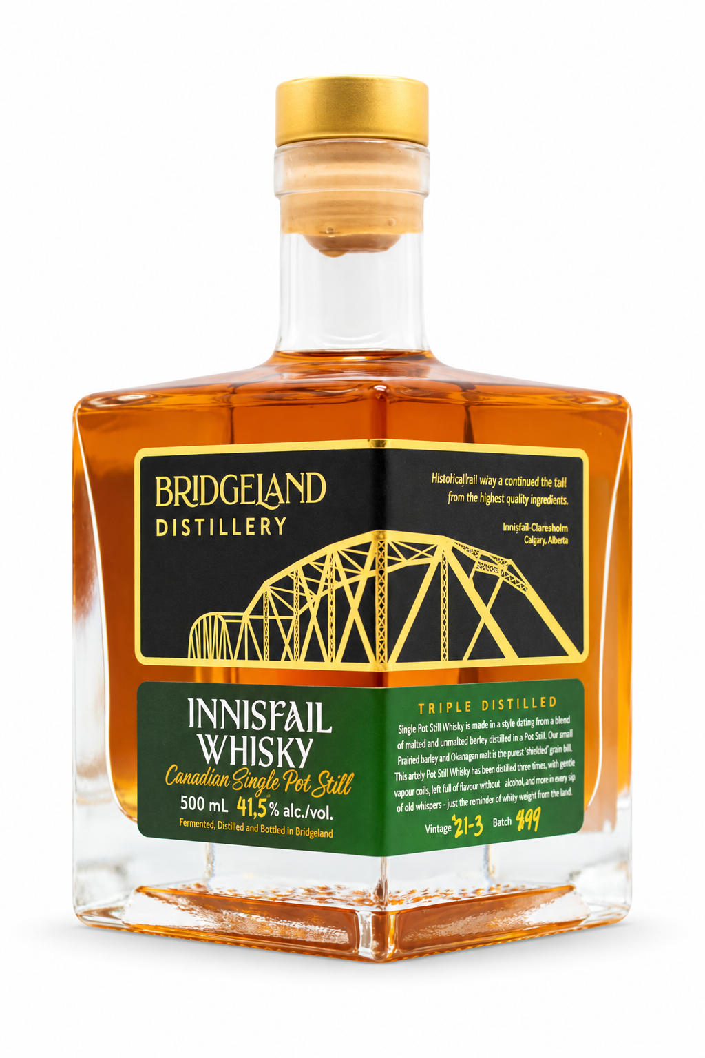 Innisfail Single Pot Still Whisky — 500 ml