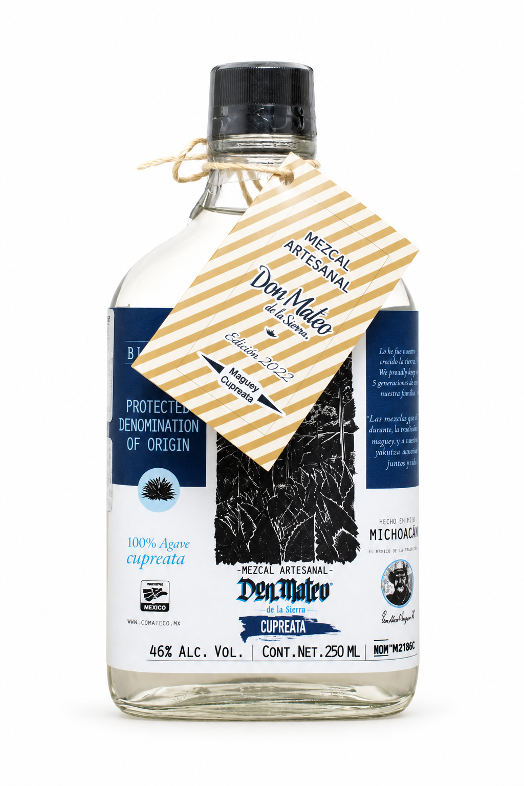 Don Mateo Mezcal Cupreata Flask — 250 ml