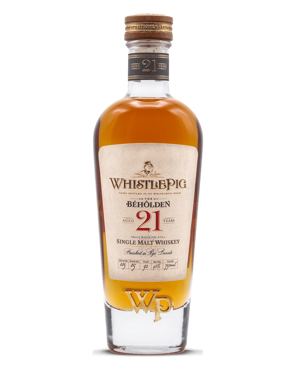 Whistlepig 21 Yo The Beholden