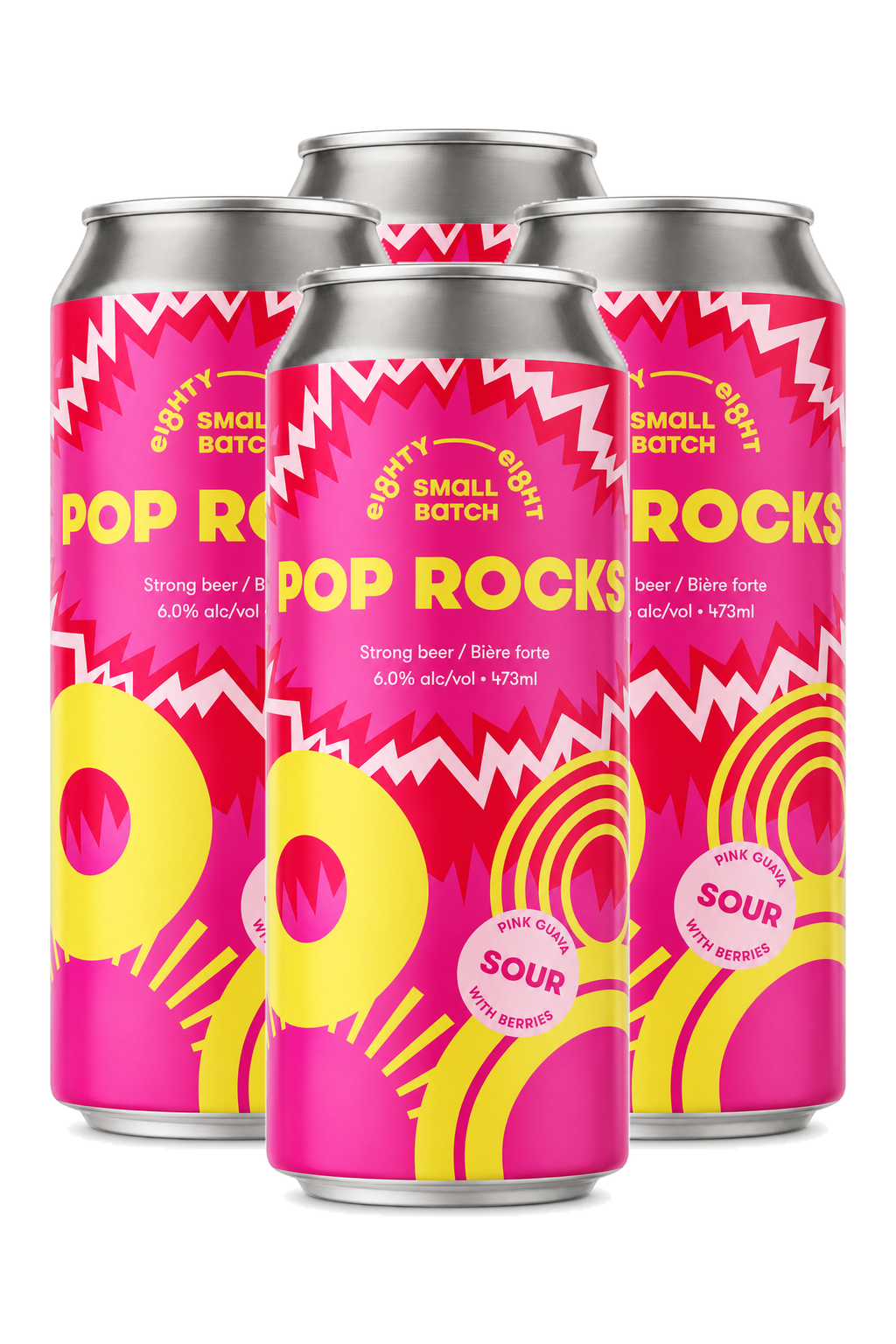 '88 Pop Rocks Fruited Sour — 4 x 473 ml