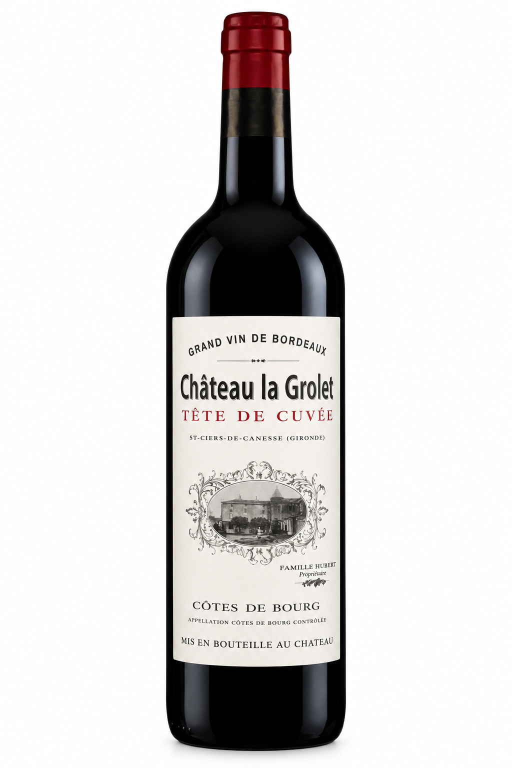 La Grolet Tete de Cuvee Bordeaux Cotes de Bourg — single container