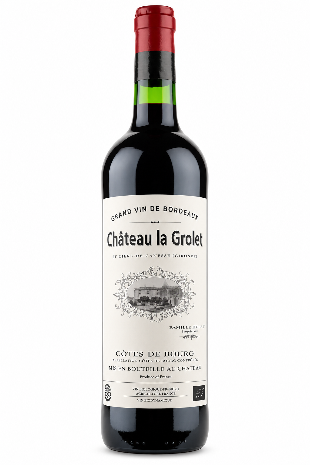 Chateau La Grolet Cotes de Bourg Biodynamic — single container