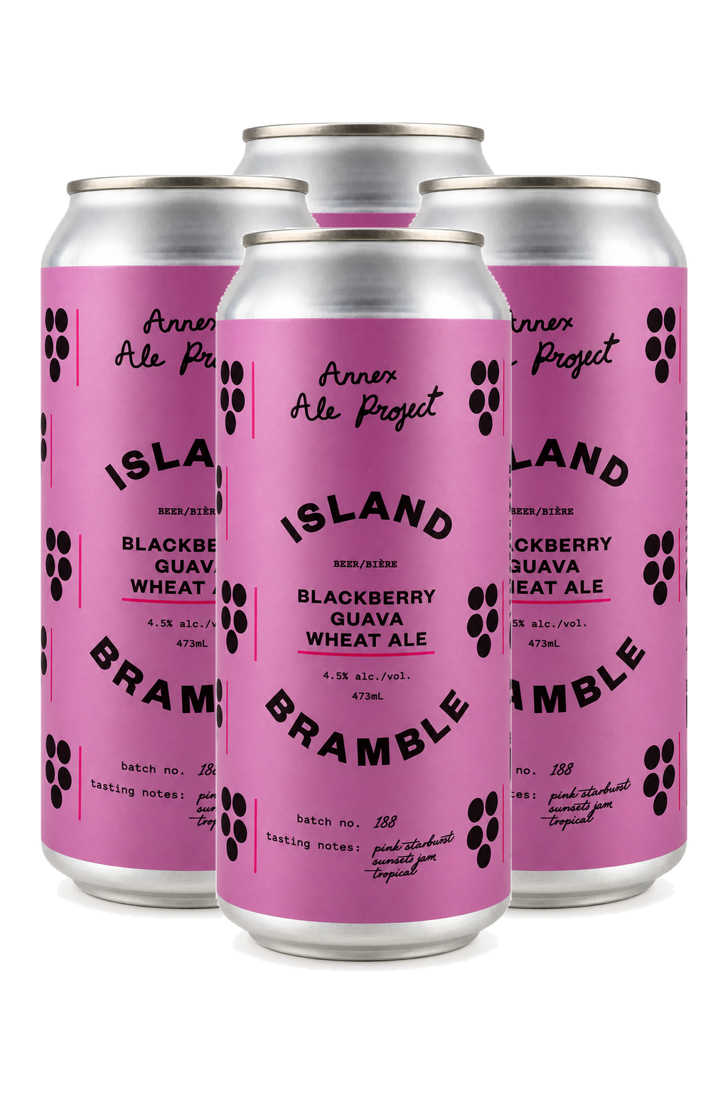 Annex Ales Island Bramble Wheat Beer — 4 x 473 ml