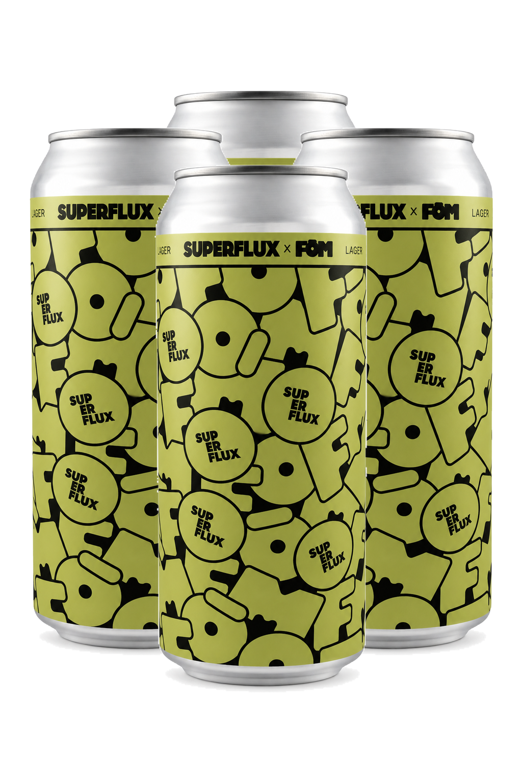 Superflux X Fom Lager — 4 x 473 ml